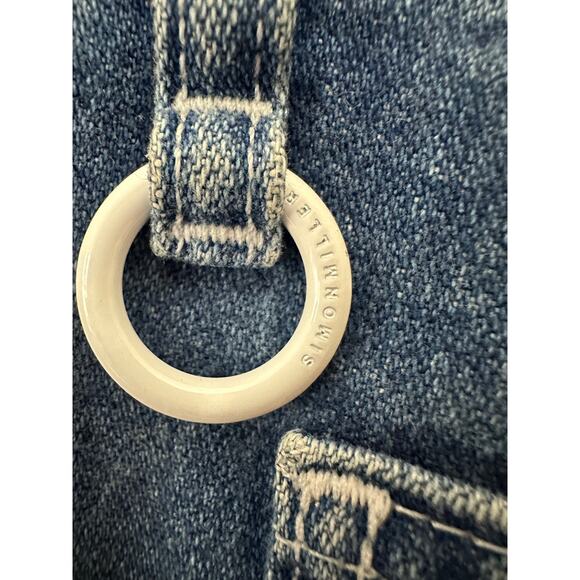 Simon Miller‎ Wide Leg Jeans Womens Size 29 Denim Zip Fly - Picture 7 of 16